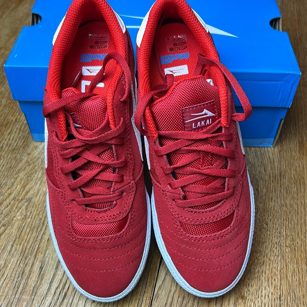 Brand New in Box Lakai Cambridge Skate Shoes flame suede